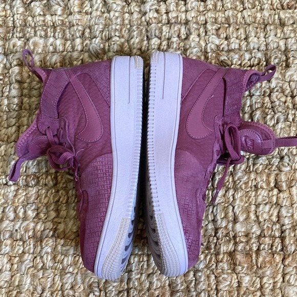 Nike Womens Air Force 1 Ultraforce Mid Force Sneakers Size 9.5 Vintage‎ Wine - Picture 4 of 16